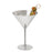 12 oz. (12.85 oz. rim-full), 4.92'' Stainless Steel Martini,