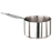 Sauce Pan, 7/8 qt., 4-3/4'' dia. x 2-3/4''H, stainless steel sandwiched around aluminum plate, without lid, induction ready, rounded welded handle, Paderno, Series 1000, NSF