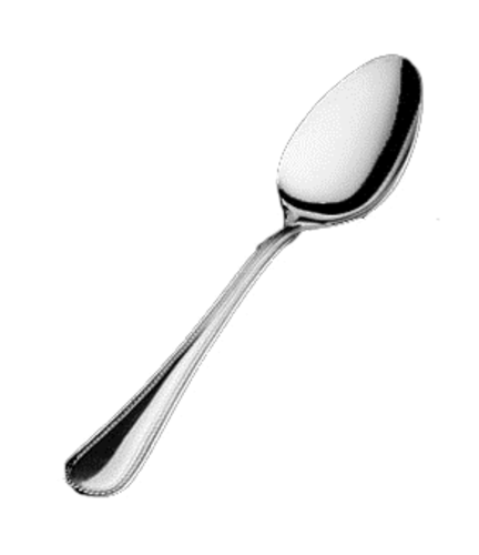 Flatware, teaspoon, stainless, 6-3/8'' overall length, BROCADE, mirror finish, heavyweight, imported