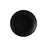 Plate, 8'', round, coupe, fully vitrified, lead-free, porcelain, TuxTrendz, Zion, matte black