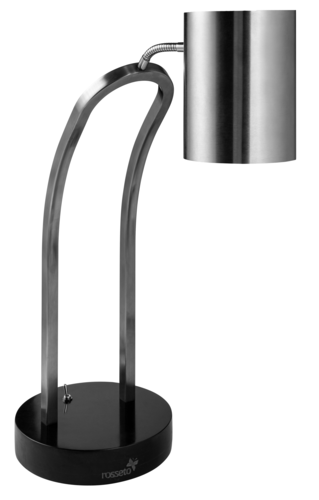Heat Lamp, single, bulb type, free-standing, on/off switch, flexible stem