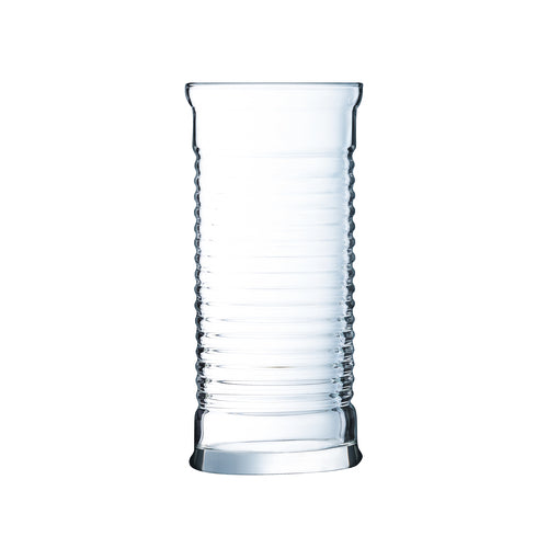 Collins Glass, 11-3/4 oz., fully tempered, glass, Arcoroc, Be Bop (H 5-3/4''; T 2-3/4''; M 2-3/4''; B 2-5/8'')