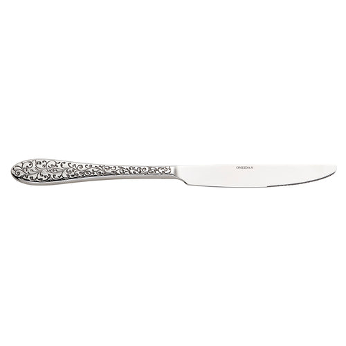 Oneida - Table Knife, 9-7/16'', paisley pattern, 18/10 stainless steel, Luzerne, Ivy Flourish