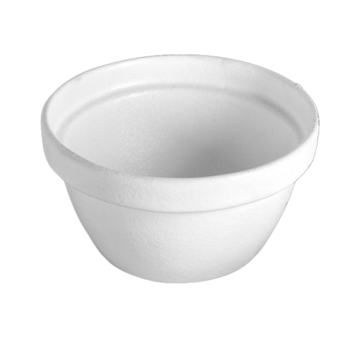 Bugambilia Bowl, 10'' dia., 6'' deep, large, round, cast aluminum with resin coating, solid black, NSF
