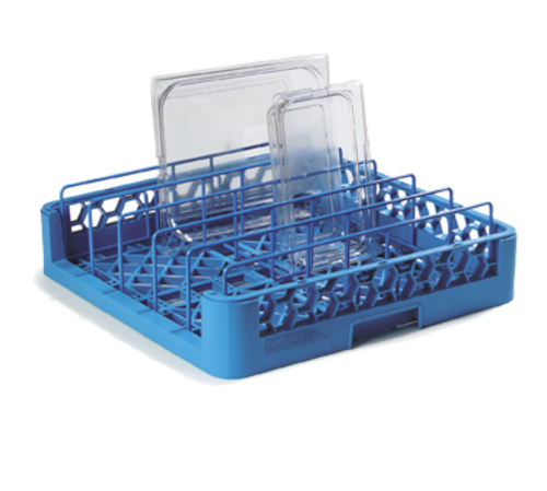OptiClean Dishwasher Tray/Food Pan Rack, full-size, 19-7/8'' x 19-7/8'' x 4'' accommodates 2-1/2'' deep food-pans, steam table inserts and insulated meal delivery compartment trays