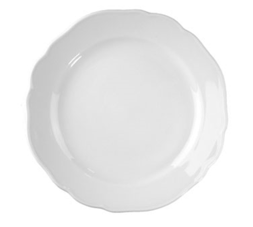 Plate, 9-13/16'' dia., round, flat, wide rim, Marie Christine by Bauscher (Formerly T170025)