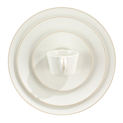 Plate, 8-1/4'' dia., round, flat, coupe, porcelain, Classic Gold Decor, Purity by Bauscher