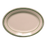 Platter, 9-1/2'' x 6-3/4'', oval, rolled edge, Homer, Green Band