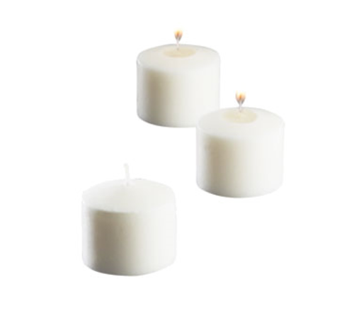 Votive Candle,1-5/16'' High 10 Hours Creme