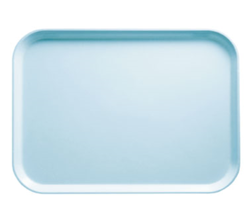 Camtray, rectangular, 14'' x 18'', high-impact fiberglass, color permanently molded into tray, dishwasher safe, sky blue, NSF