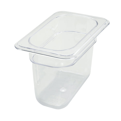 Poly-ware Food Pan 1/9 Size 6-7/8'' X 4-1/4''