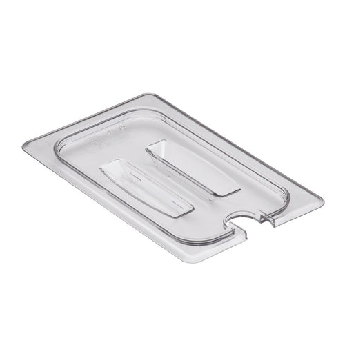 Camwear Food Pan Cover 1/4 Size Notched