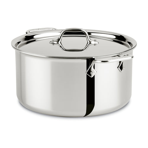 STOCK POTS STAINLESS 8QT WITH LID ALL-CLAD