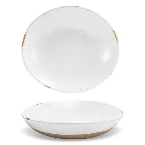 Artefact Low Bowl, 58 oz., 11.25'' dia. X 2''H, round, porcelain, white