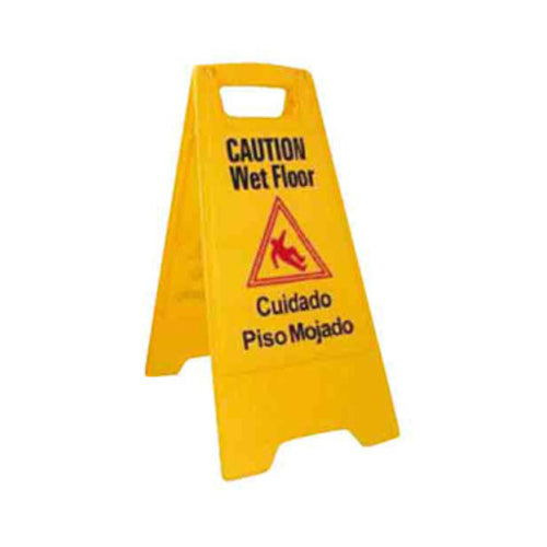 Wet Floor Caution Sign 12 X 25 High Yellow