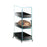 Classic Bread Box, 7''W x 13''D x 21''H, 3-tier, stackable, hinged door with black handle
