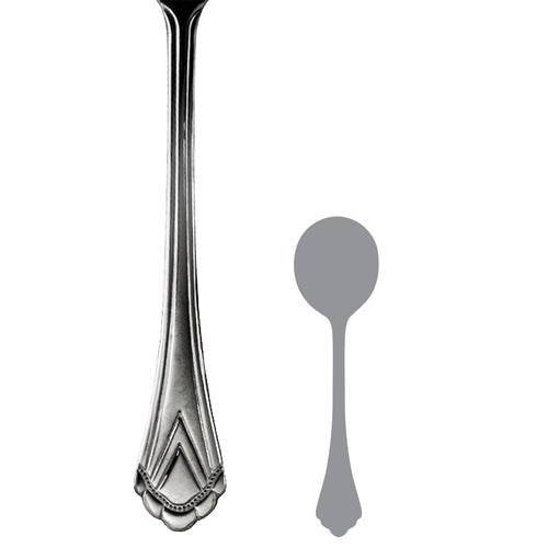 Bouillon/Soup Spoon, 5-7/8'', 18/10 stainless steel, Folio, Madison