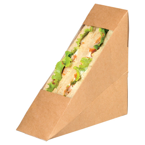 Sandwich Wedge Box 4.8'' x 2'' x 4.8''H