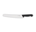 Giesser Messer Universal/Bread Knife, 9-3/4'' blade length, non-slip comfort grip, non-porous, black thermoplastic elastomer handle, chrome-molybdenum steel blade, made in Germany