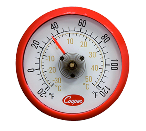 Refrigerator/freezer/milk Cooler/walk-in Coolers Thermometer 2'' Dial Type 1-1/2'' (3.4cm) Dia.