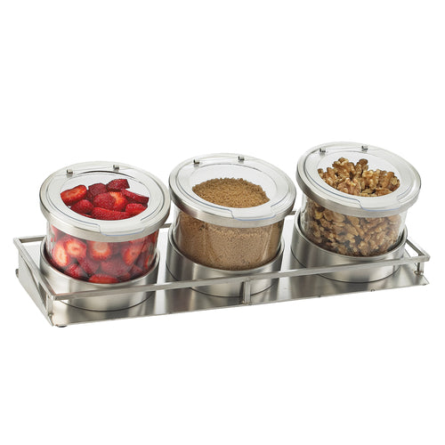 Cold Condiment Display  16.5''W x 6''D x 2''H