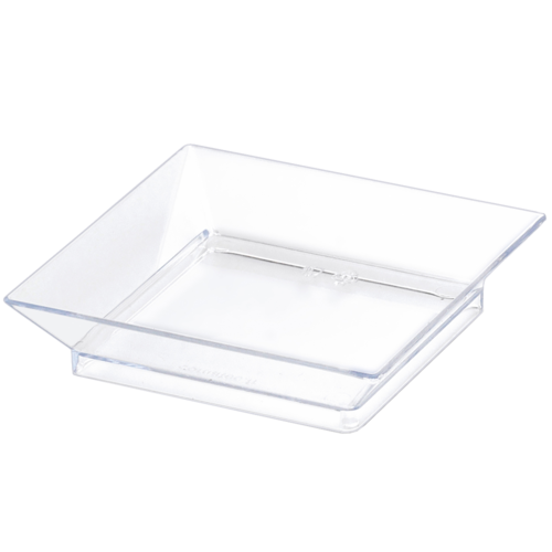 SQUARE DISH - CLEAR-2.33''