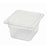 Poly-ware Food Pan 1/6 Size 6-3/4'' X 6-1/4''