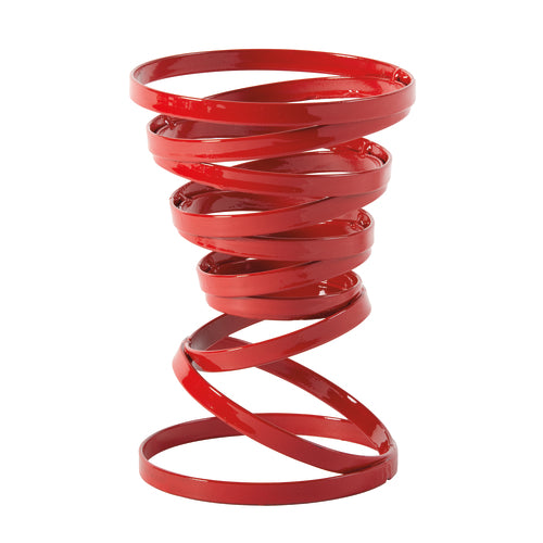 4'' Dia., Round Red Wire French Fry Cone Basket