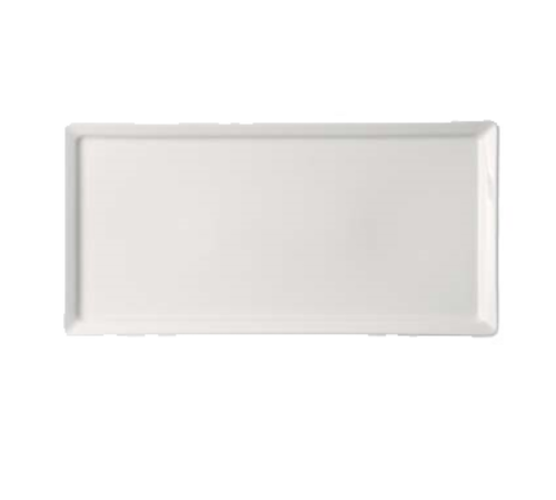 All Spice Wasabi Plate, 11'' x 5'', rectangular, microwave/dishwasher safe, white