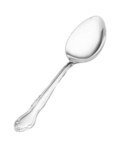 Flatware serving spoon stainless 8'' overall length