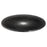Spiro Platter, 12.8'' x 12.8'' x 0.7''H, round, integrates with all Rosseto Skycap and Multi-Chef Systems, dishwasher safe,  handmade glass, black (2 per set)