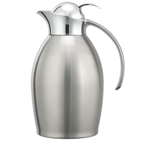 Carafe, 1 liter (33.8 oz.) retention: 4-6 hours, stainless steel-lined, brushed finish