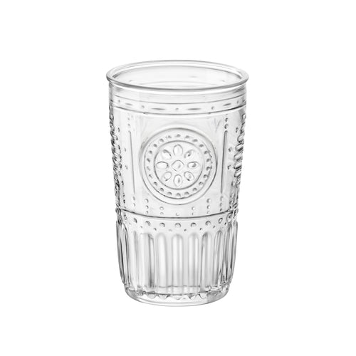 Romantic Cooler Glass, 16 oz. (H 5-1/2''; D 3-1/2'') glass, Bormioli Rocco