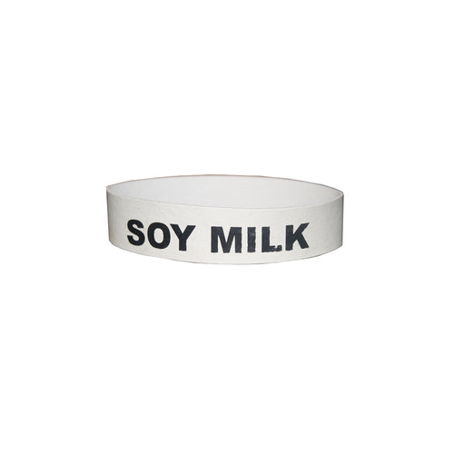 Flavorband Label, ''Soy Milk'', non-toxic rubber
