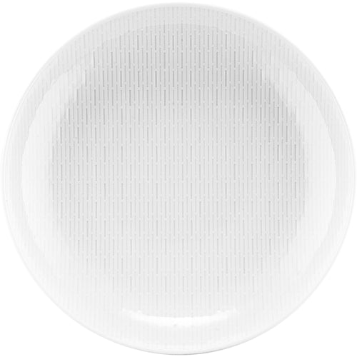 Plate, 11-2/5'' dia., round, deep, coupe, with relief, dishwasher, microwave & oven safe