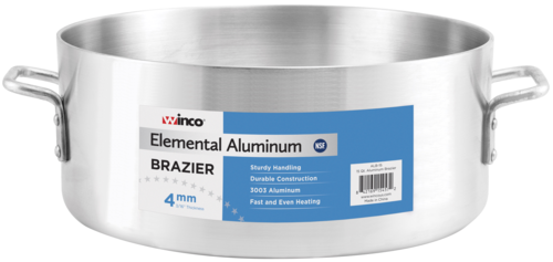 Elemental Brazier, 28 qt., 20-1/4'' x 5-1/2'', 4mm, 3003 Aluminum, NSF