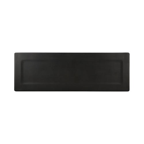 Platter, 16'' x 5-1/4'' x 5/8''H, rectangular, black, Greenovations