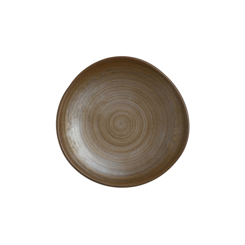 Plate, 6-5/8'' dia., round, Patina Bronze