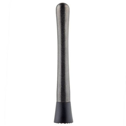 Muddler, 18/8 Stainless Steel with Plastic Tip, Black Acid Etch Finish