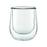 Hospitality Brands Double-Walled Whiskey Glass, 3 oz., 2-1/2''H (2''T; 1-1/2''B), handmade, glass, clear