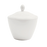 Madison Covered Sugar Pot, 7-1/2 oz., with lid, ceramic, white, Steelite Performance, Simplicity