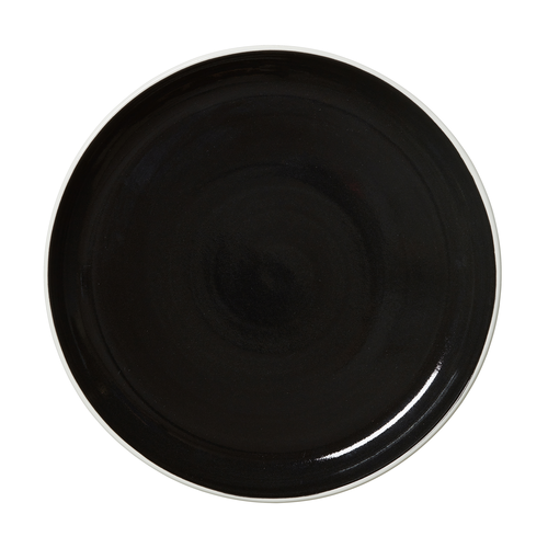 Coupe Plate, 10'' x 1''H, Round, Alumina Vitrified, black, Steelite Performance, Nyx