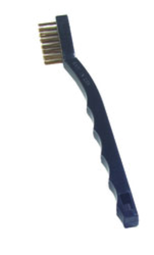 Flo-pac Utility Toothbrush 7'' Long 1/2''L X 1/2''W Brass Bristle Trim