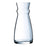 Carafe, 25-1/4 oz. (0.75L), without stopper, non-tempered, glass, Arcoroc, Fluid (H 8-1/4''; M 3-5/8'')