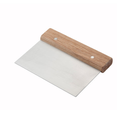Dough Cutter/scraper Wood Handle 6'' X 3