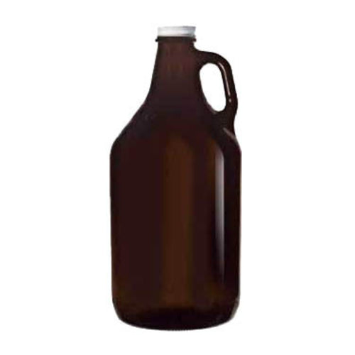 Amber Growler with Lid 32 Oz