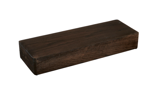 Heritage Riser, 7'' x 20'' x 3''H, rectangle, gray-washed oak wood