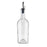 Oil & Vinegar Bottle, 17-1/2 oz., with stainless steel pourer (597P), glass, clear