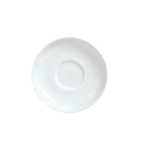 Saucer, 5-7/8'' dia., 2-1/8'' dia. well, coupe, porcelain, Reflections