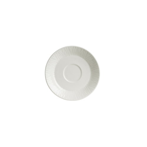Saucer, 5-7/8'' dia., round, bone china, white, Foliobone Lucia (for 4412RF013, 4412RF014, and 4412RF015)